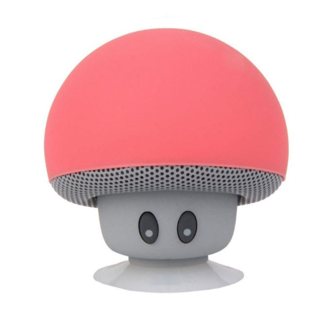 Mushroom Waterproof Bluetooth Speaker Electronics DealSniper.net Red