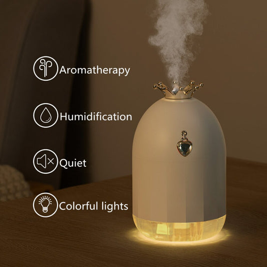 Seven color humidifier, small creative new product, water supplement,