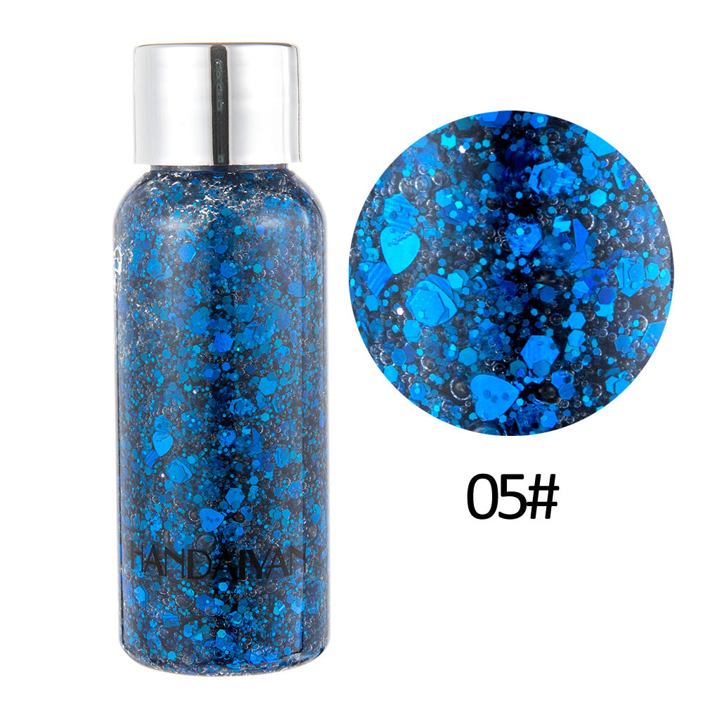 Eye Glitter Nail Hair Body Face Glitter Gel Art Heart Loose Sequins Beauty dealsniper-net Blue