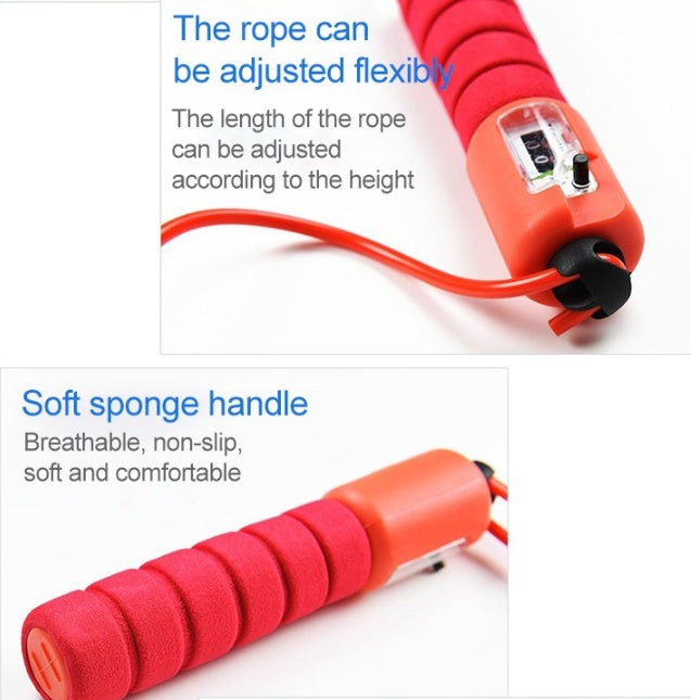 Skipping Rope With Counter Adjustable Length Counter Wear-resistant Sports Gym From House