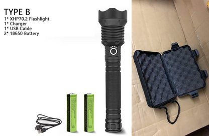 XHP70.2 Powerful Usb Led Flashlight Home DealSniper.net P70.2 set A AU