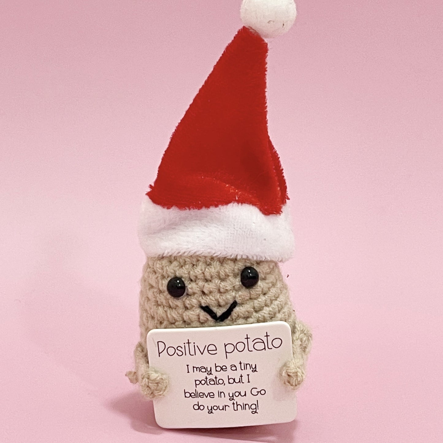New Cute Positive Energy Pickle Doll Knitting Kids DealSniper.net Christmas Hat 1PCS