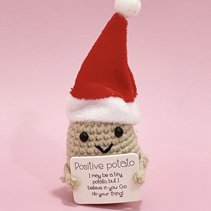 New Cute Positive Energy Pickle Doll Knitting Kids DealSniper.net Christmas Hat 1PCS