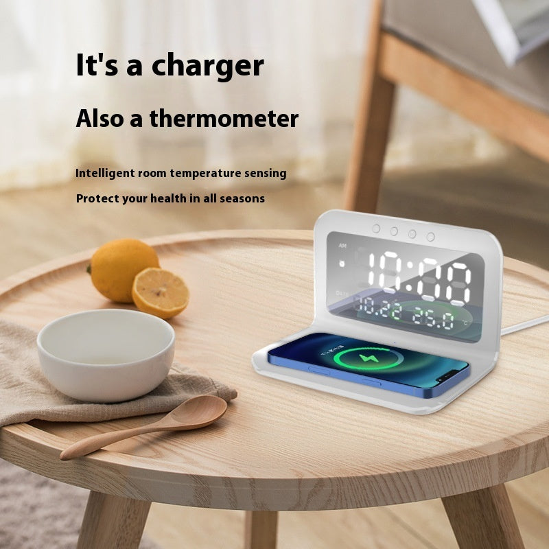 15W Portable Detachable Clock Wireless Charger Gadgets Gym From House
