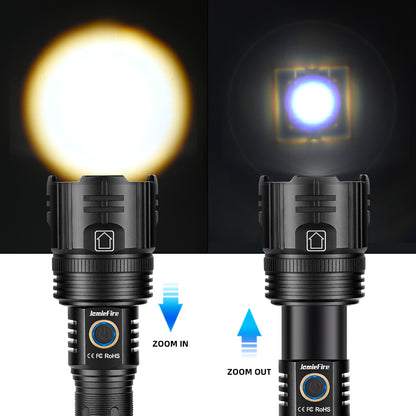 White Laser Spotlight Cave Exploration Adjustable Focal Length Flashlight Electronics dealsniper-net Style4