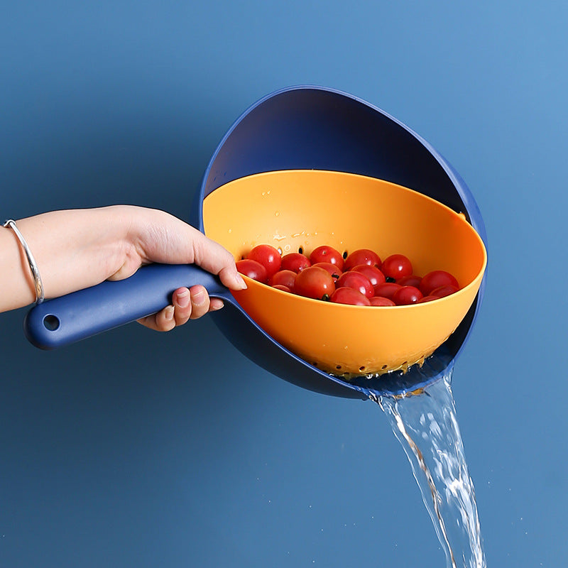 Household Kitchen Multifunctional Plastic Vegetable Basket Kitchen DealSniper.net