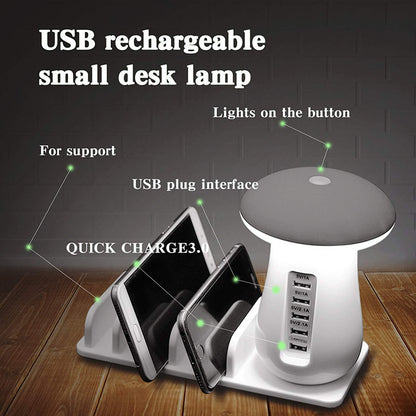2 In 1 Multifunction Mushroom Lamp LED Lamp Holder Electronics DealSniper.net