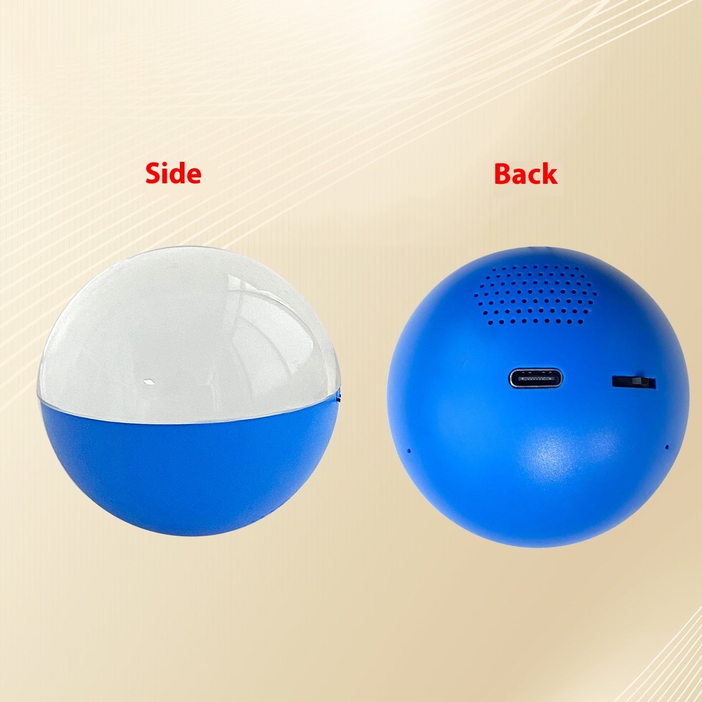 Fashionable And Personalized Electronic Ball Video Player 3D Video Kids null Blue Type C