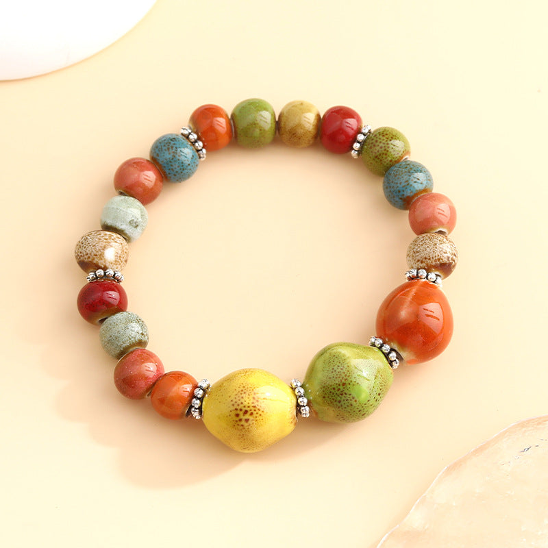 Cross-Border Retro Scenery Dezhou Ceramic Bracelet Jewelry Gym From House A 205 Ceramic bracelet high temperat