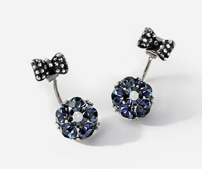 Earrings bow stud earrings Jewelry dealsniper-net Blue