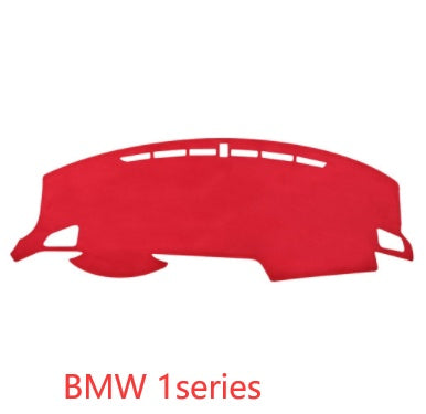 Car Suede Dashboard Cover Center Console Sunshield Retrofitting Vehicle DealSniper.net BMW 1series Red