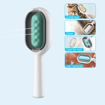 Cat Hair Brush With Water Sticky Brush For Cats Pets Gym From House Blue Only Brush