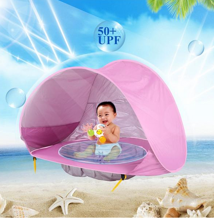 Baby Beach Tent Kids Outdoor Camping Easy Fold Up Waterproof Up Sun Awning Tent UV-protecting Kids dealsniper-net