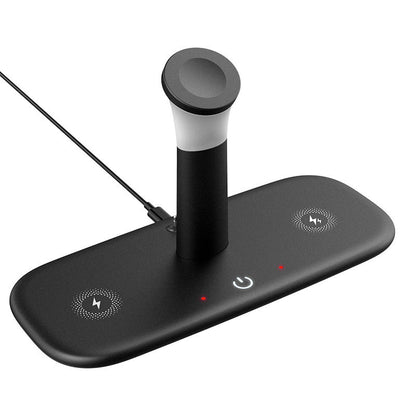 Multifunctional five-in-one wireless charger Electronics DealSniper.net Black