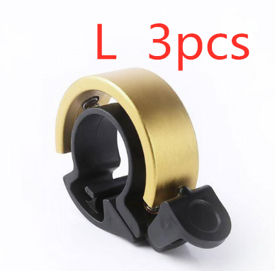 Aluminum Alloy Bicycle Bell For Children Adults Moutain Bike Cycling Outdoor DealSniper.net L Gold 3pcs