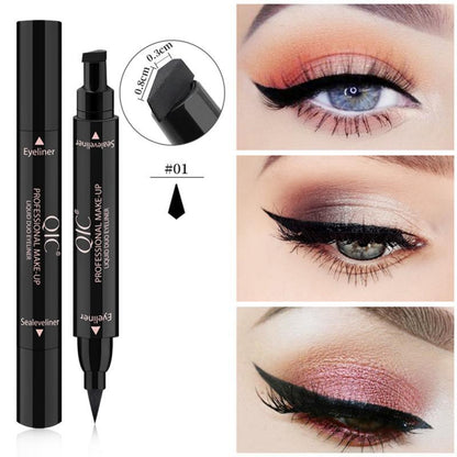 Double-headed wing seal eyeliner Beauty dealsniper-net QIC small