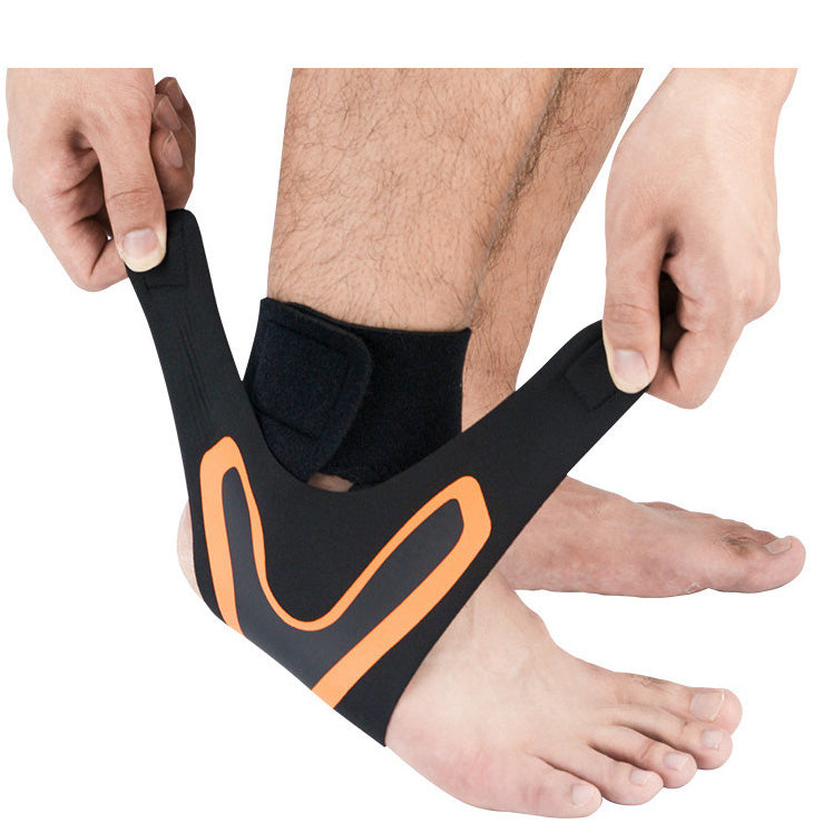 Ankle Support Brace Safety Running Basketball Sports Ankle Sleeves Sports DealSniper.net L 1pc Left orange