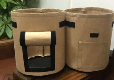 Breathable Potato Tomato Vegetable Plant Growth Bag Garden dealsniper-net Camel brown Large