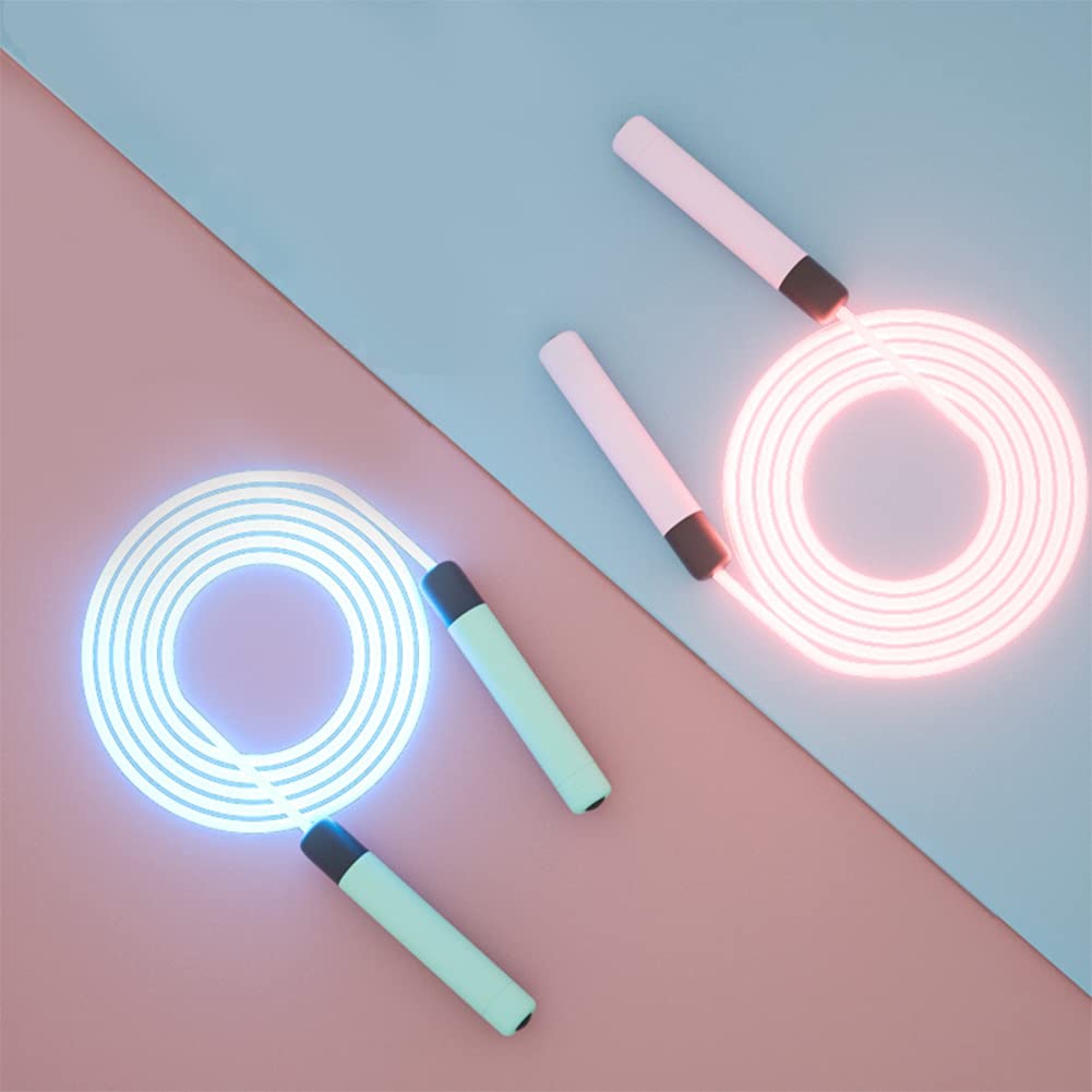 Luminous Rope Tangle-Free Rapid Speed Jumping Rope Crossfit Kids Gym From House