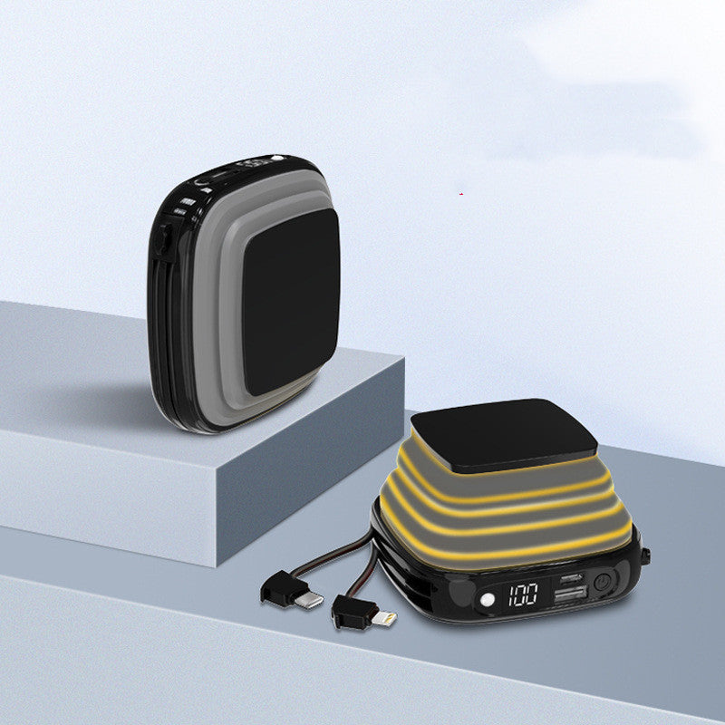 Mobile power portable night light Electronics DealSniper.net Black
