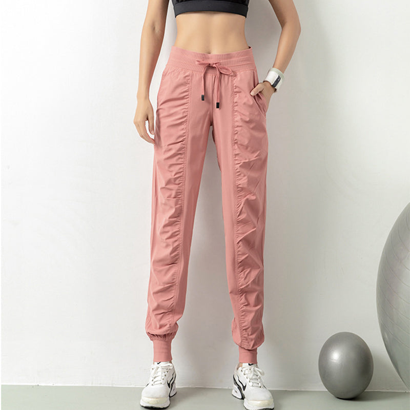 Fashion Casual Sports Pants For Women Loose Legs Men Gym From House Pink L