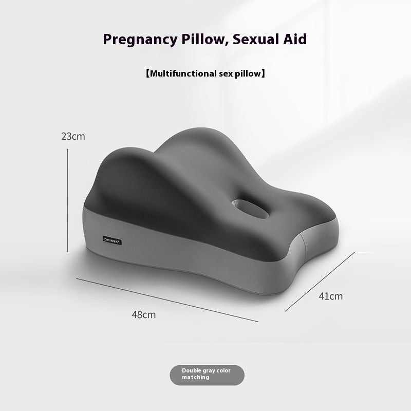 Hip Raised Multifunctional Bedside Sleep With Face Down Artifact Sofa Cushion Health DealSniper.net Double Gray Color Matching 41x48x23cm