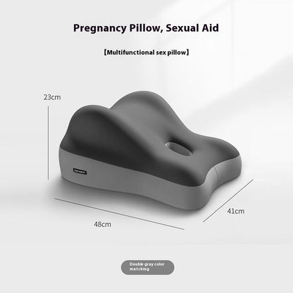 Hip Raised Multifunctional Bedside Sleep With Face Down Artifact Sofa Cushion Health DealSniper.net Double Gray Color Matching 41x48x23cm
