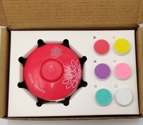 Baby Electric Nail Grinder Children's Nail Clipper Baby Nail Clipper Kids DealSniper.net Red Adult 6grinding heads