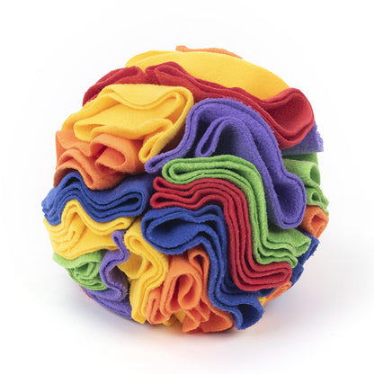 Dog Sniffing Training Blanket Snuffle Ball Mat Pets Gym From House Rainbow colors 15cm