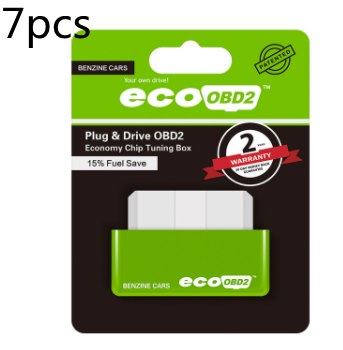 Plug And Play ECOOBD2 Gasoline Car Fuel Economy ECO OBD2 Driver Vehicle dealsniper-net Green7pcs