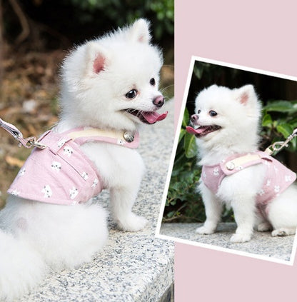 Cute Pet Dog Harness Leash Set Pets Gym From House