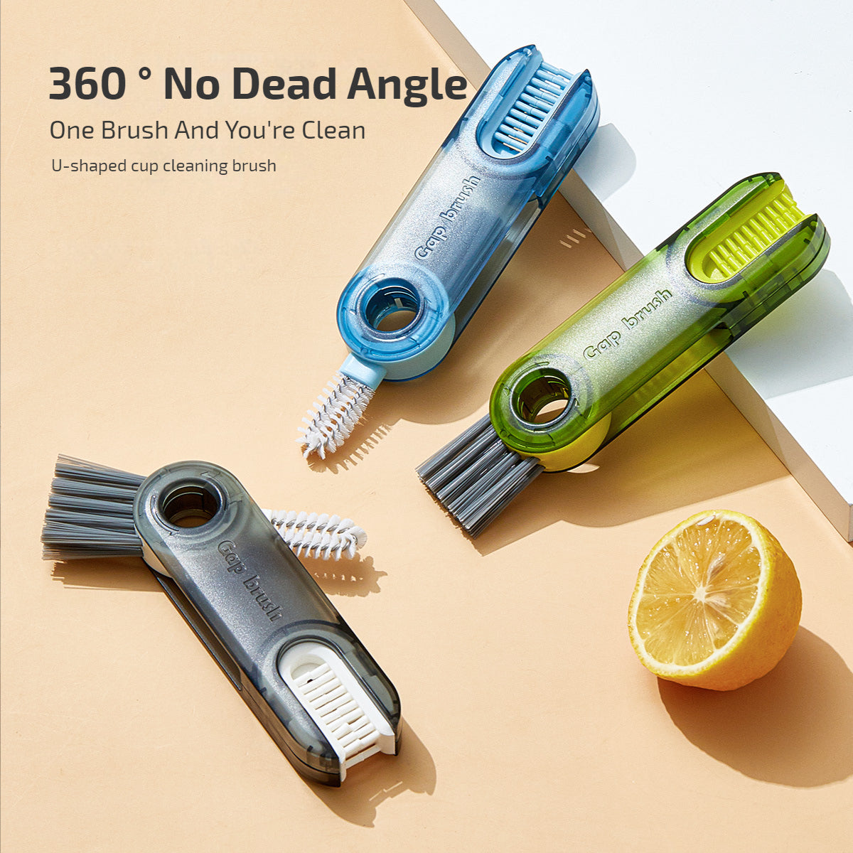 3 In 1 Tiny Bottle Cup Cover Brush Straw Cleaner Tools Multi-Functional Kitchen dealsniper-net