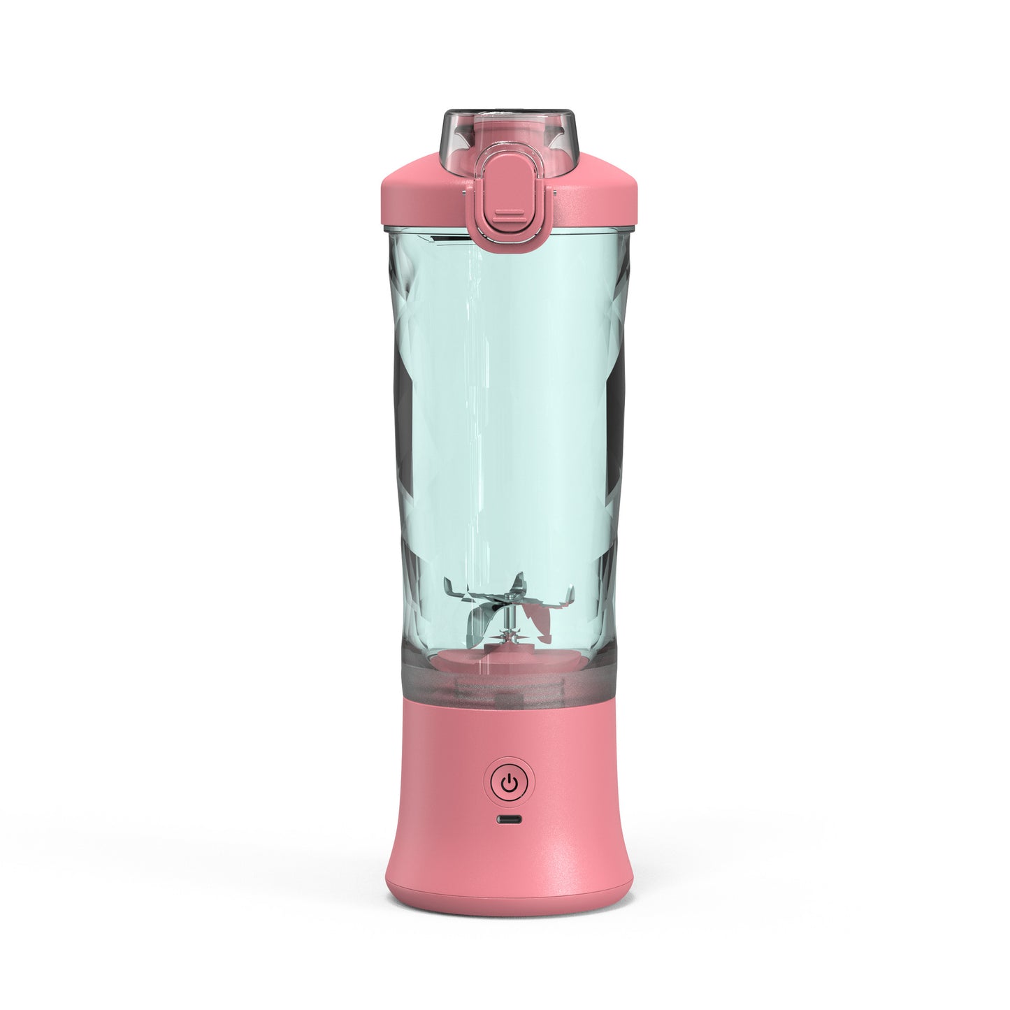 Portable Blender Juicer Personal Size Blender For Shakes Kitchen dealsniper-net Pink USB