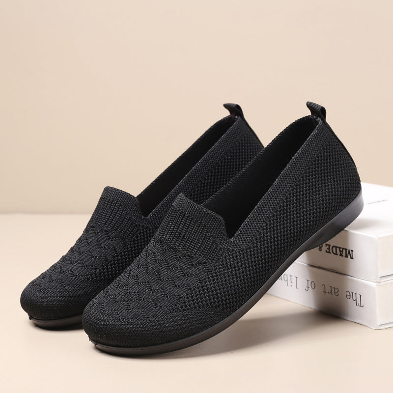 New Casual Breathable Flat Shoes Soft Bottom Women Gym From House