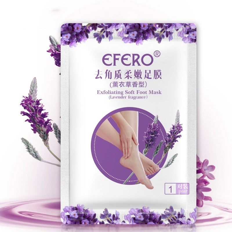 New Exfoliating Foot Mask Foot SPA Pedicure Socks Beauty dealsniper-net EFERO Lavender Foot Mask