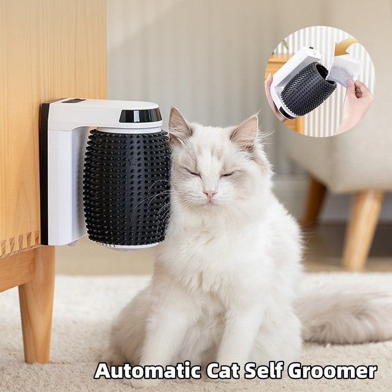 Automatic Cat Self Groomer Wall Corner Brushes Pets dealsniper-net