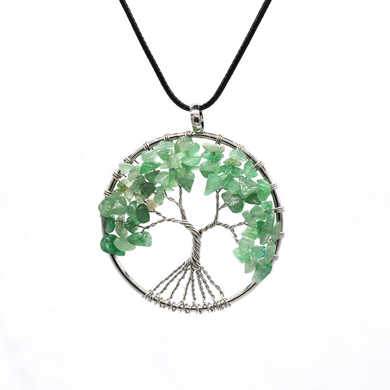 Kabala Life Tree necklace Jewelry dealsniper-net Green Rope