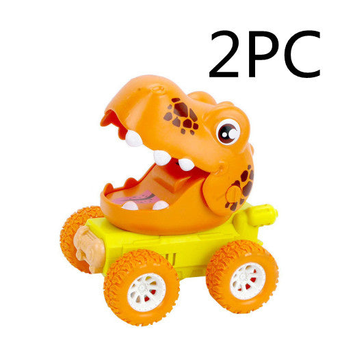 Dinosaur Push Car Sliding Animal Toy Car Kids dealsniper-net D 2PCS