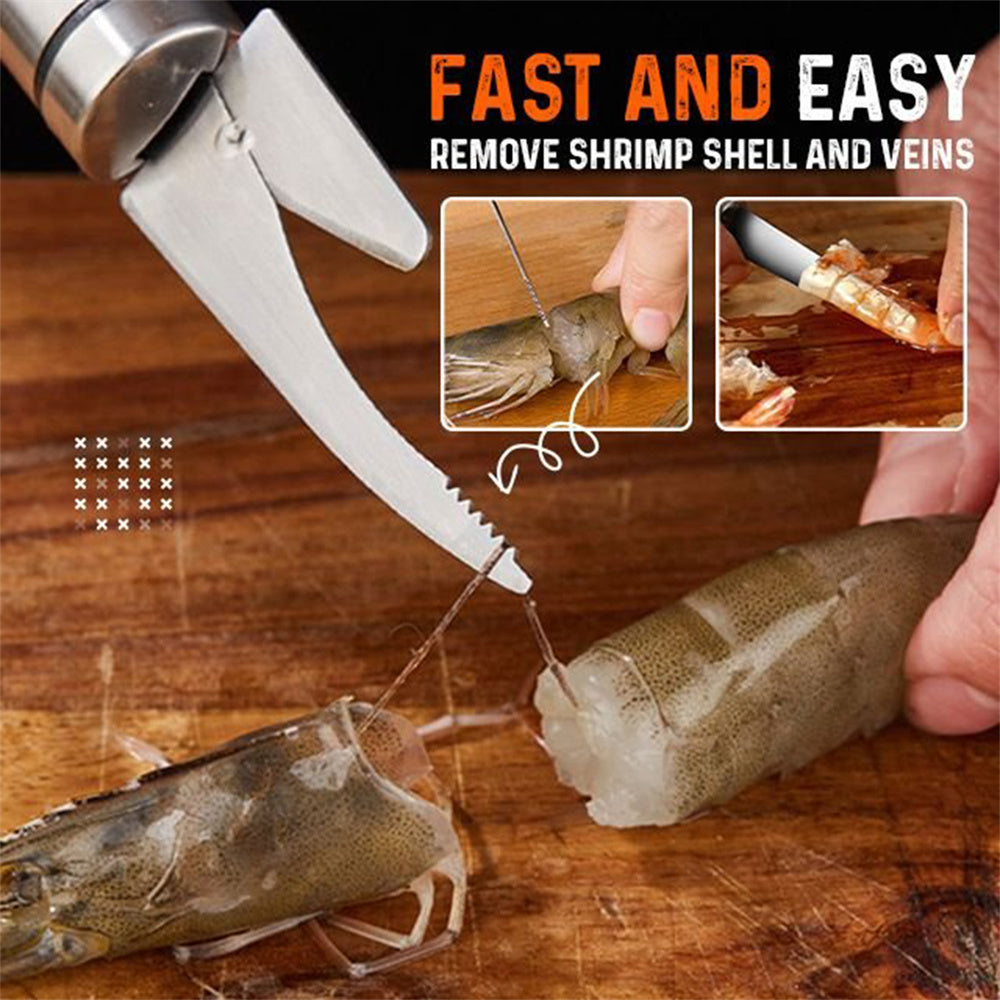 Multifunctional Stainless Steel Shrimp Remover Shrimp Line Fish Kitchen Gym From House