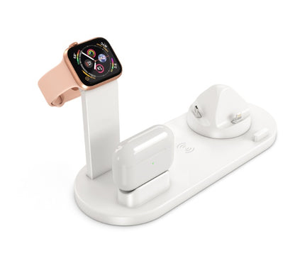 Three in one wireless charger Electronics DealSniper.net White