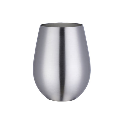 Stainless Steel Beer Mug Coffee Milk Tea Fruit Juice Mug Kitchen dealsniper-net Silver