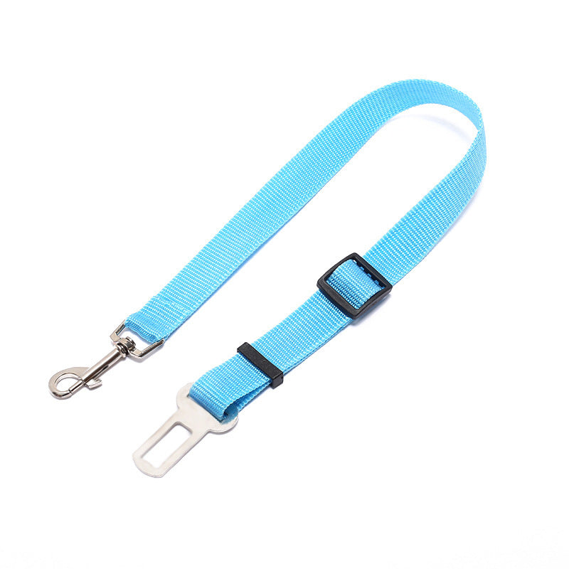 Fixed Strap Polyester Dog Strap Dog Leash Dog Leash Pets dealsniper-net 70cm Light Blue