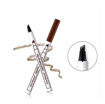 Waterproof Natural Eyebrow Pen Four-claw Eye Brow Tint Beauty dealsniper-net