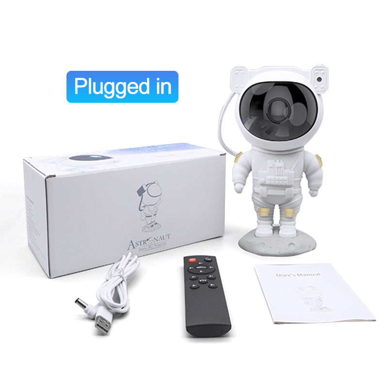 Night Light Astronaut Lamp Home Room Decor Home dealsniper-net White plugged in