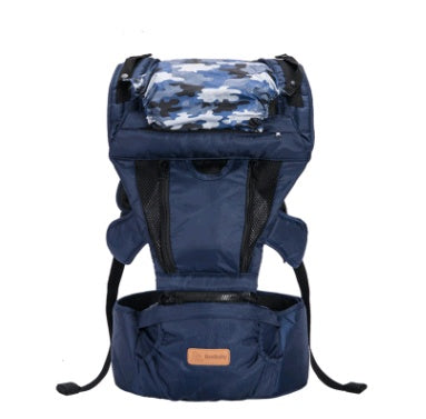 Baby sling multi-function baby waist stool front cross-holding bag Kids dealsniper-net Blue