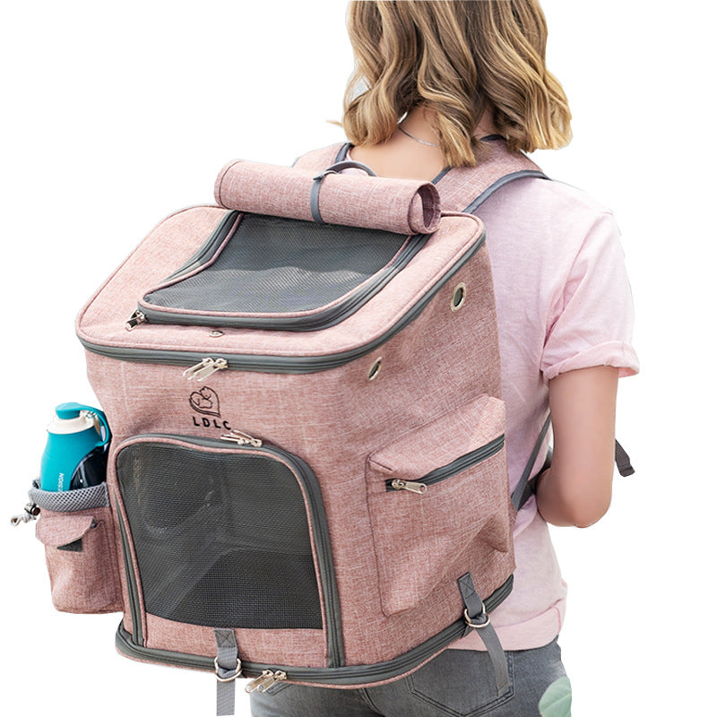 Transparent Portable Cat Backpack Pet Bag Pets Gym From House