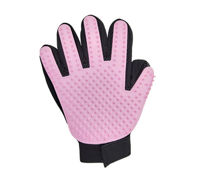 Pet Gloves Cat Petting Gloves Float Hair Cleaning Comb Pets DealSniper.net Pink Right Hand XKST