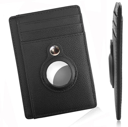 AirTag Wallet Anti Theft Bullet Card Bag Multi-functional Rfid Card Holder Gadgets dealsniper-net Clip black