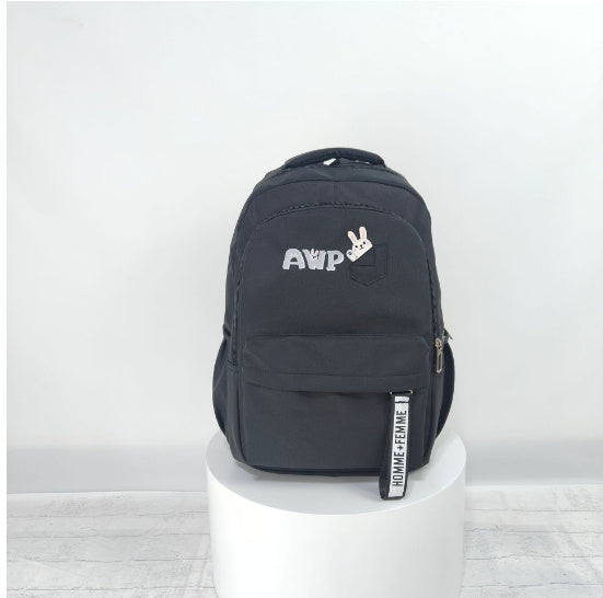 Schoolbag Fashion Casual Large Capacity Multi-functional Backpack Men DealSniper.net Black 5style 45x30x15cM