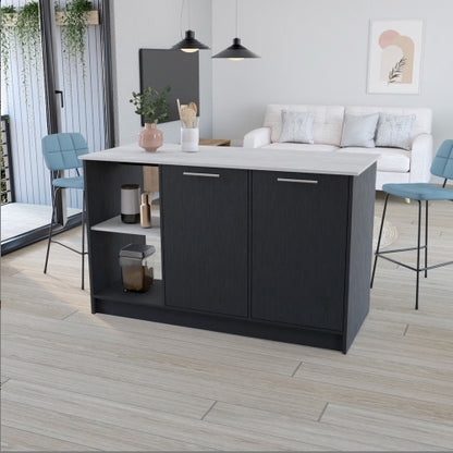 Kitchen Island Padua, Kitchen, Black Onyx Kitchen dealsniper-net